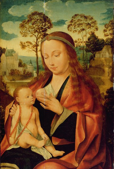 Maria mit dem Christuskind, frühes 16. Jahrhundert von Dutch School